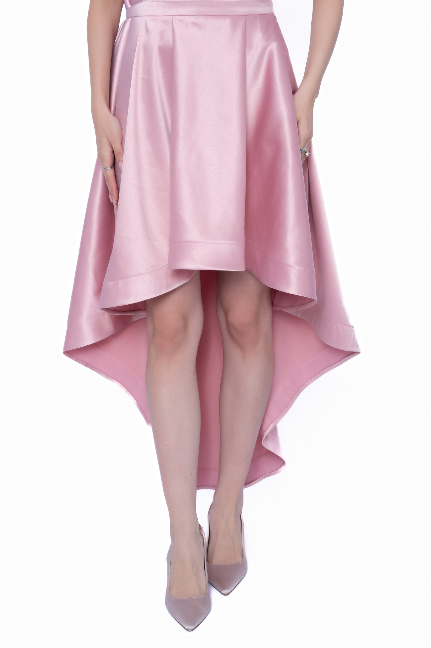 Rochie Roz Full Set: Corset, Fustă cu trenă & Accesorii inlcuse