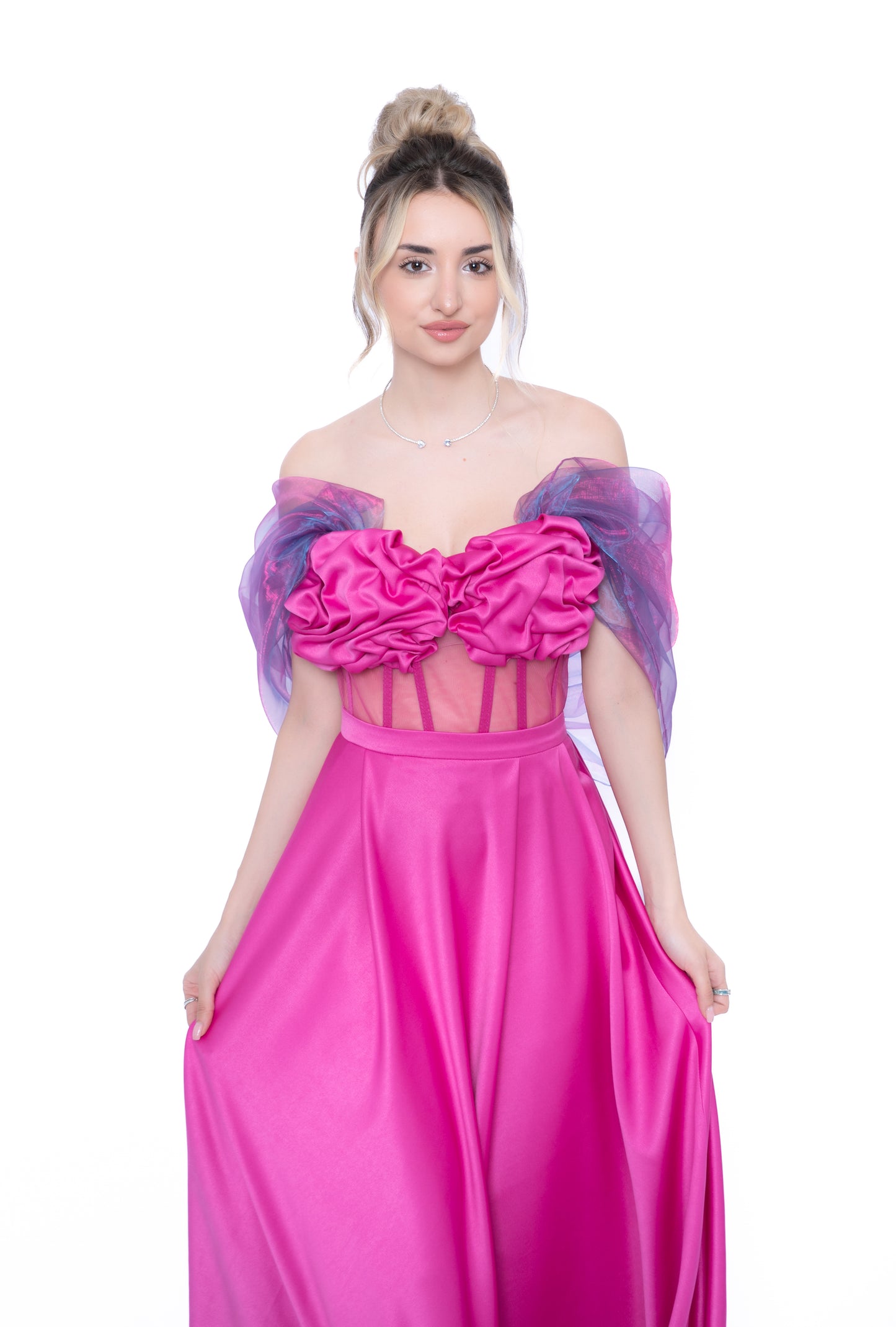 Voal Detașabil Roz Fucsia – LIMITED EDITION