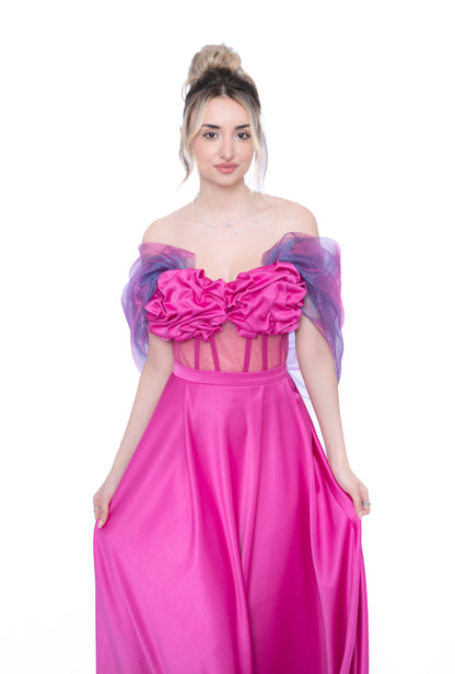 Voal Detașabil Roz Fucsia – LIMITED EDITION